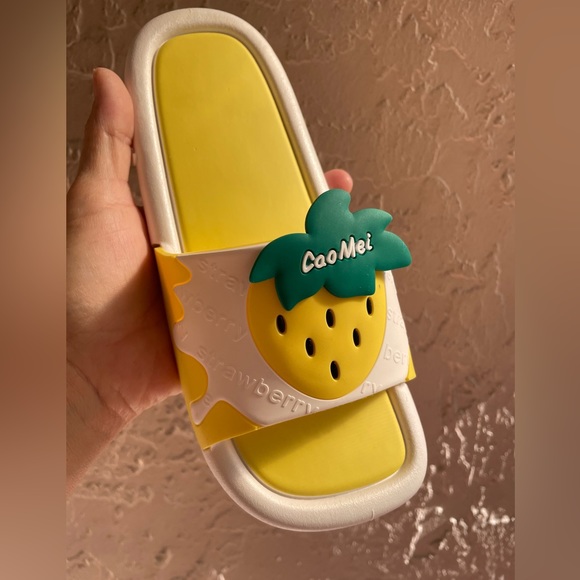 NWT NWT Summer Pineapple Flip Flops Non-Slip Big Kids Size 3.5US( (8.5’inch) - Picture 13 of 17